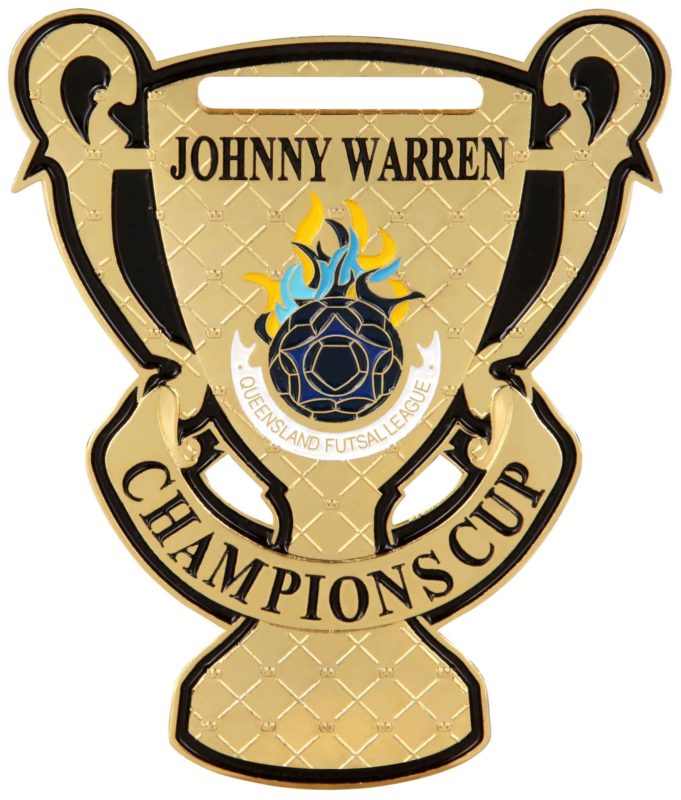 Medals Australia - Custom Designed Medals - Johnny Warren Champions Cup