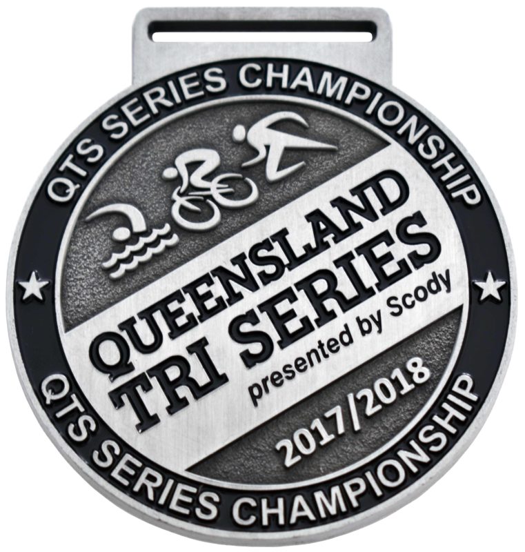 Medals Australia - Custom Designed Medals - Queensland Tri Series 2017-2018