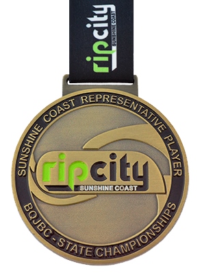 Medals Australia - Custom Designed Medals - Rip City Representative Player