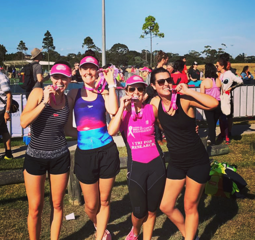 Medals Australia - Triathlon Pink & Fun Run Pink Medals